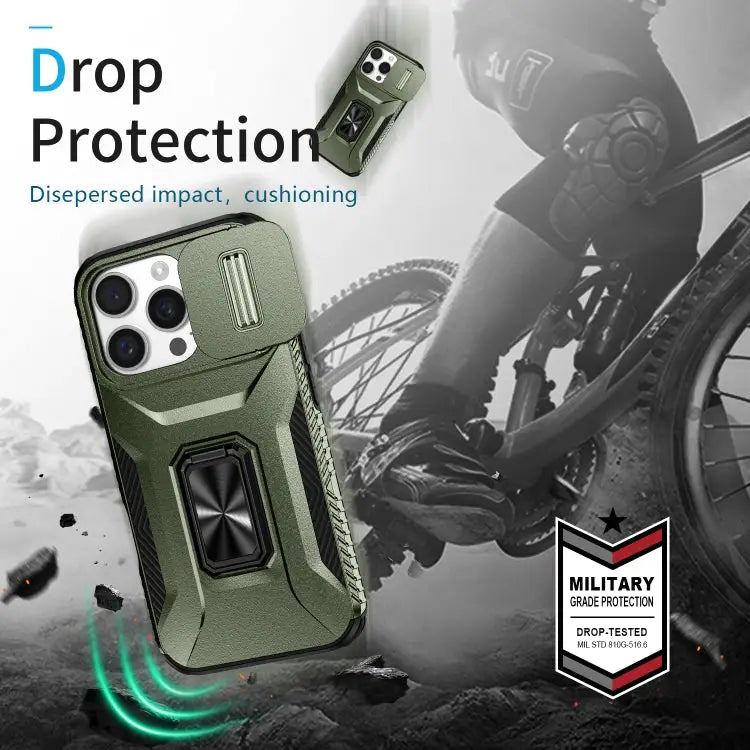 Sliding Camshield Holder Phone Case For iPhone 16 Pro For iPhone 16 Plus For iPhone 16 - Apple Accessories