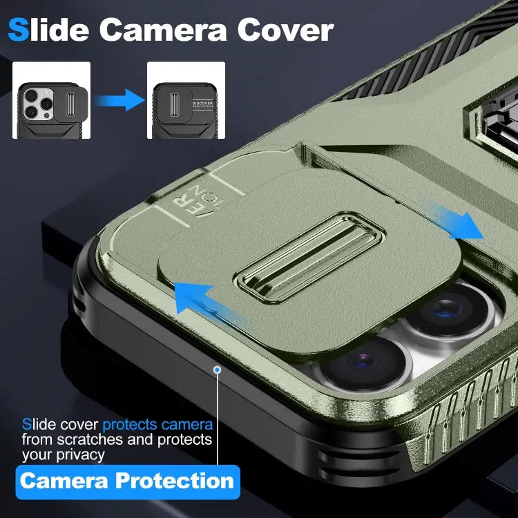 Sliding Camshield Holder Phone Case For iPhone 16 Pro For iPhone 16 Plus For iPhone 16 - Apple Accessories