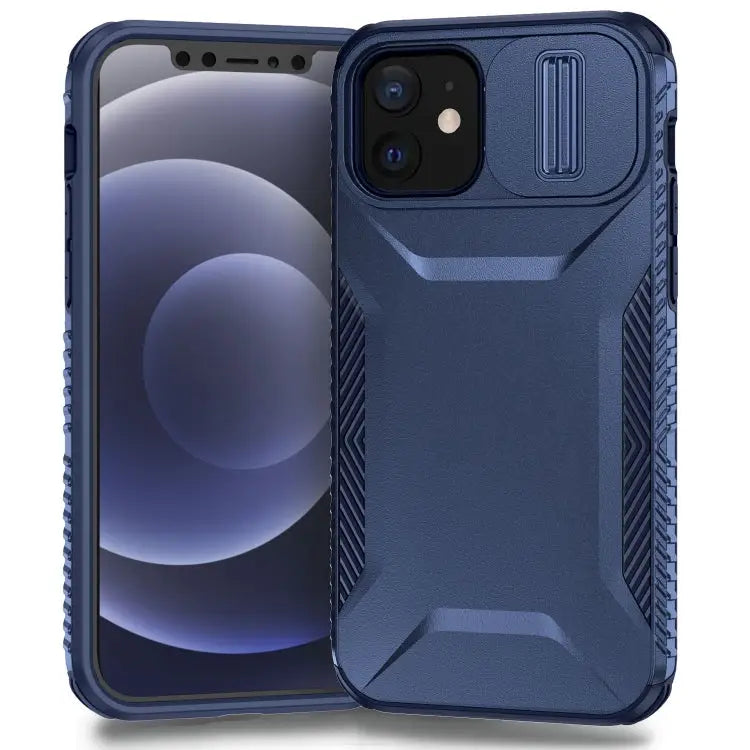 Sliding Camshield Phone Case For iPhone 11 For iPhone 11 Pro - For iPhone 12 / Blue - Apple Accessories