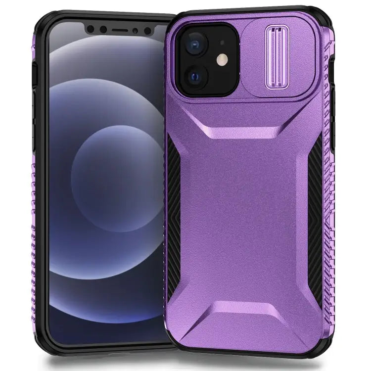 Sliding Camshield Phone Case For iPhone 11 For iPhone 11 Pro - For iPhone 12 / Purple - Apple Accessories