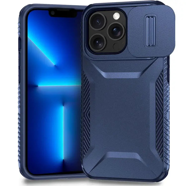 Sliding Camshield Phone Case For iPhone 11 For iPhone 11 Pro - For iPhone 13 Pro / Blue - Apple Accessories