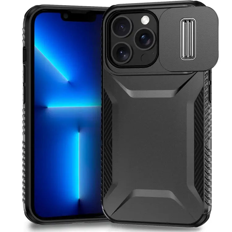 Sliding Camshield Phone Case For iPhone 11 For iPhone 11 Pro - For iPhone 13 Pro Max / Black - Apple Accessories