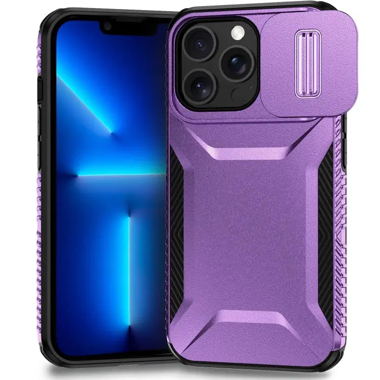 Sliding Camshield Phone Case For iPhone 11 For iPhone 11 Pro - For iPhone 13 Pro Max / Purple - Apple Accessories