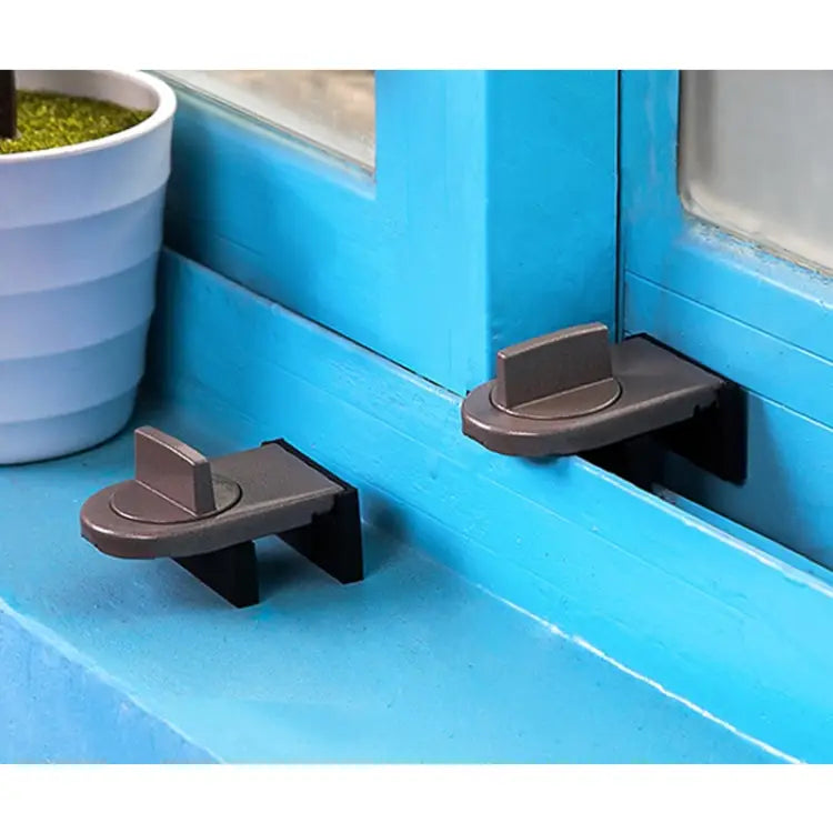 Sliding Sash Stopper Cabinet Locks & Straps Doors Security Anti-theft Lock Window Door Baby Safety Lock 029 - 029