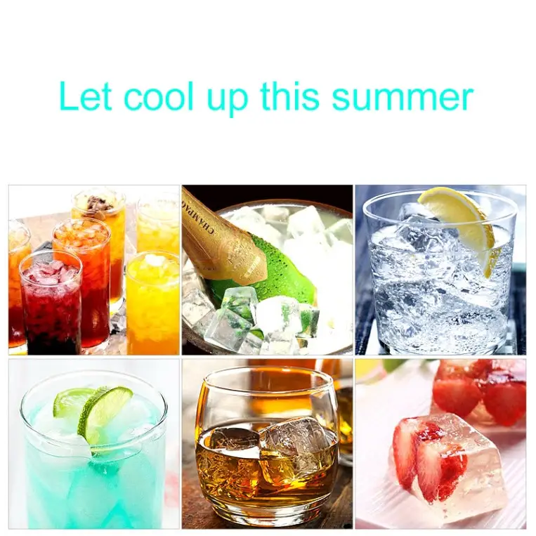Small Square Ice Mold Trays Multi-layer Mold with Cover Ice Storage Box 2 Layers 2 Layers - 2 Layers