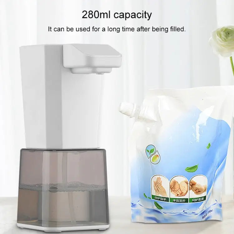 Smart Induction Foam Hand Washer Automatic Foam Soap Dispenser Capacity: 280ml - 280ml