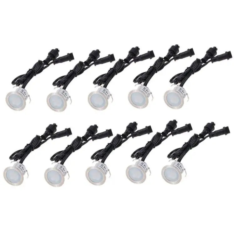 SMD 2835 500-600LM 4000-4500K Deck Light Buried Lamps LED Floor Light Wall Spotlight Cutout Size: 30x22mm - White Light
