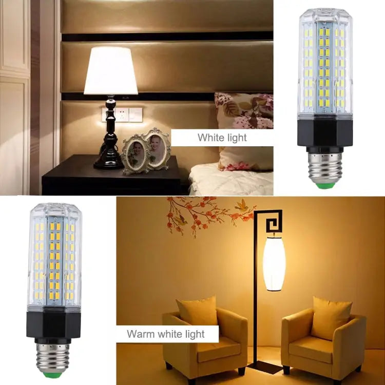 SMD 5730 Energy-saving Bulb AC 110-265V E27 144 LEDs White Light E27 144 LEDs Warm White