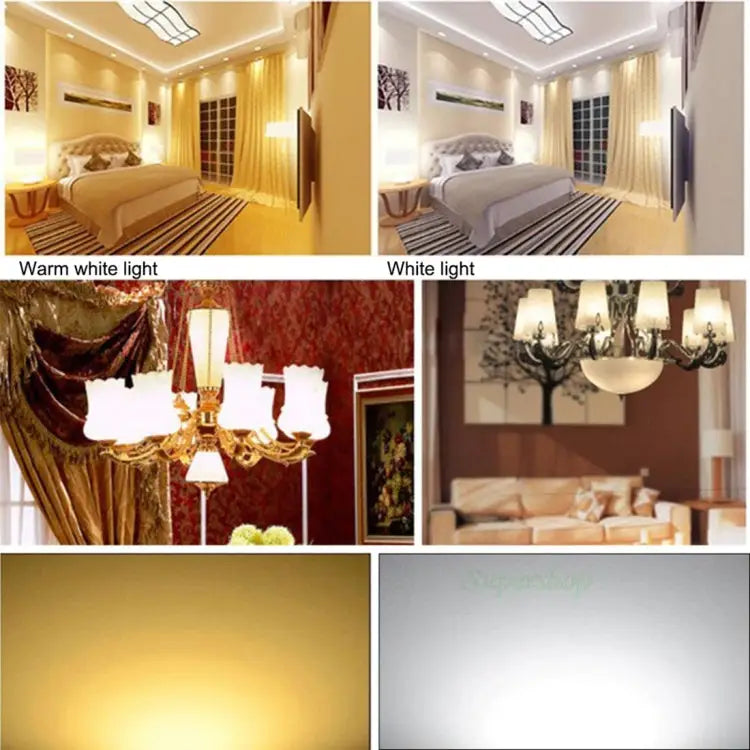 SMD 5730 Energy-saving Bulb AC 110-265V E27 144 LEDs White Light E27 144 LEDs Warm White