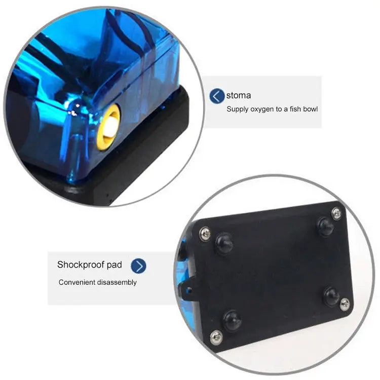 SOBO SB-248A 3W Single Outlet Adjustable Flow Aquarium Air Pump Fish Tank Oxygen Air Pump 3W Single Outlet - 3W Single