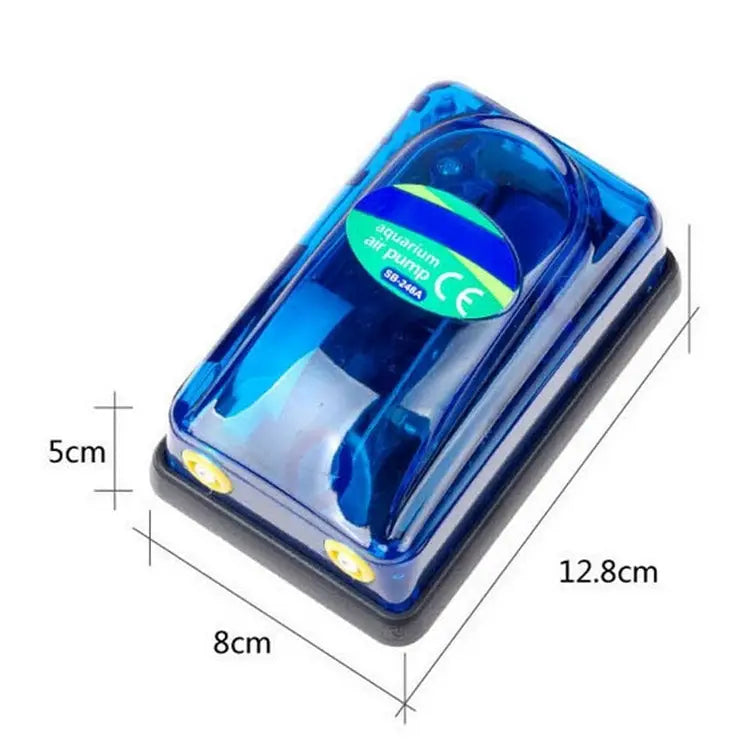SOBO SB-348A 5W Double Outlets Adjustable Flow Aquarium Air Pump Fish Tank Oxygen Air Pump 5W Double Outlets - 5W