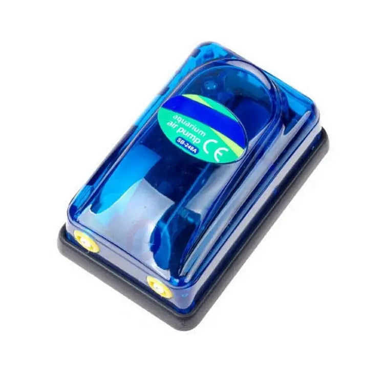 SOBO SB-348A 5W Double Outlets Adjustable Flow Aquarium Air Pump Fish Tank Oxygen Air Pump 5W Double Outlets - 5W
