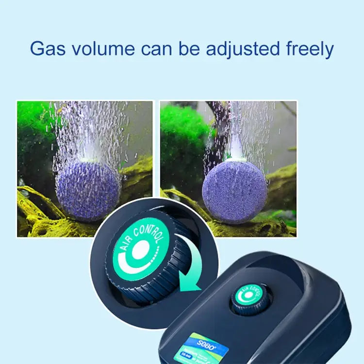 SOBO SB-988 12W 4 Outlets Adjustable Flow Silent Aquarium Air Pump Fish Tank Oxygen Air Pump SOBO SB-988 - SOBO SB-988