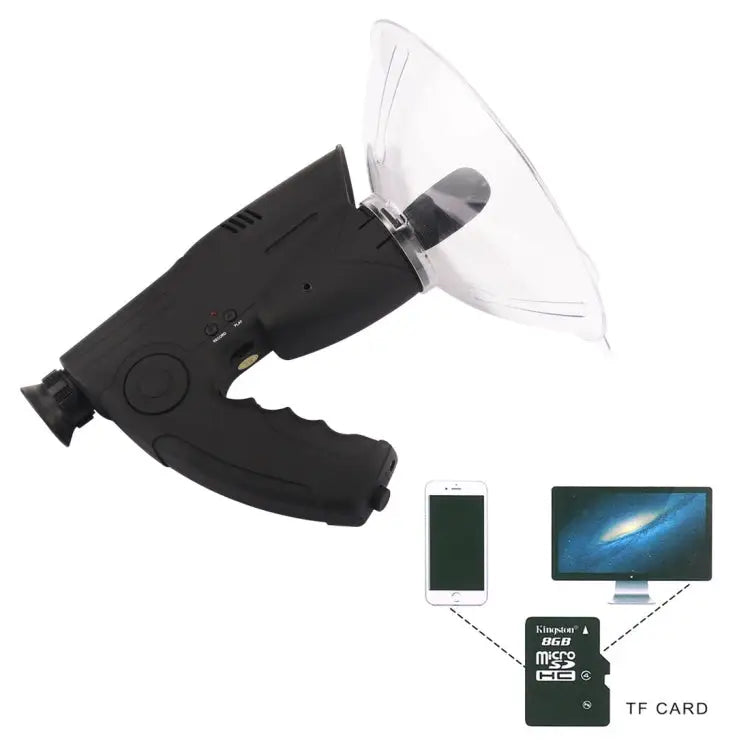 Solaraway TN-02 8X Prism Optical System Orbitor Natural Observer with Digital Recording Support TF Card & Headphone