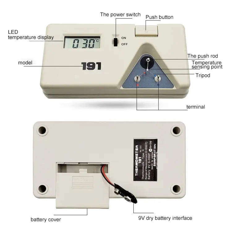 Soldering Iron head Thermometer Electric Soldering Station Temperature Tester Temperature Tester - Temperature Tester