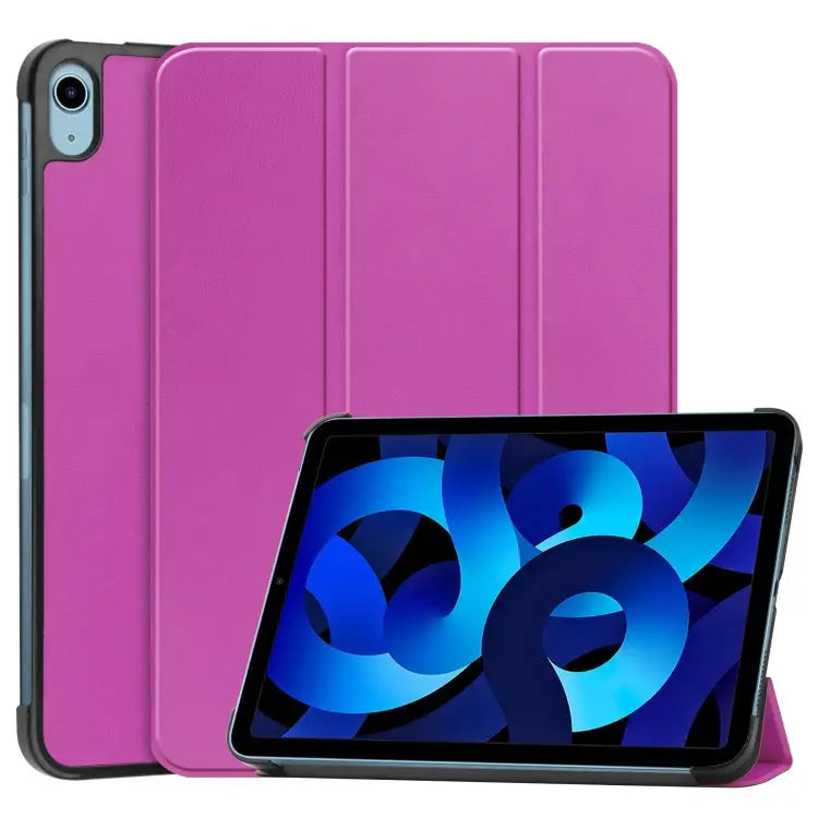Solid Color Custer Texture Leather Tablet Case For iPad 10th Gen 10.9 2022 / 2025 - For iPad 10th Gen 10.9 2022 / 2025