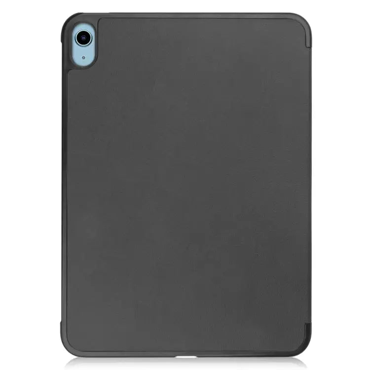 Solid Color Custer Texture Leather Tablet Case For iPad 10th Gen 10.9 2022 / 2025 - Apple Accessories