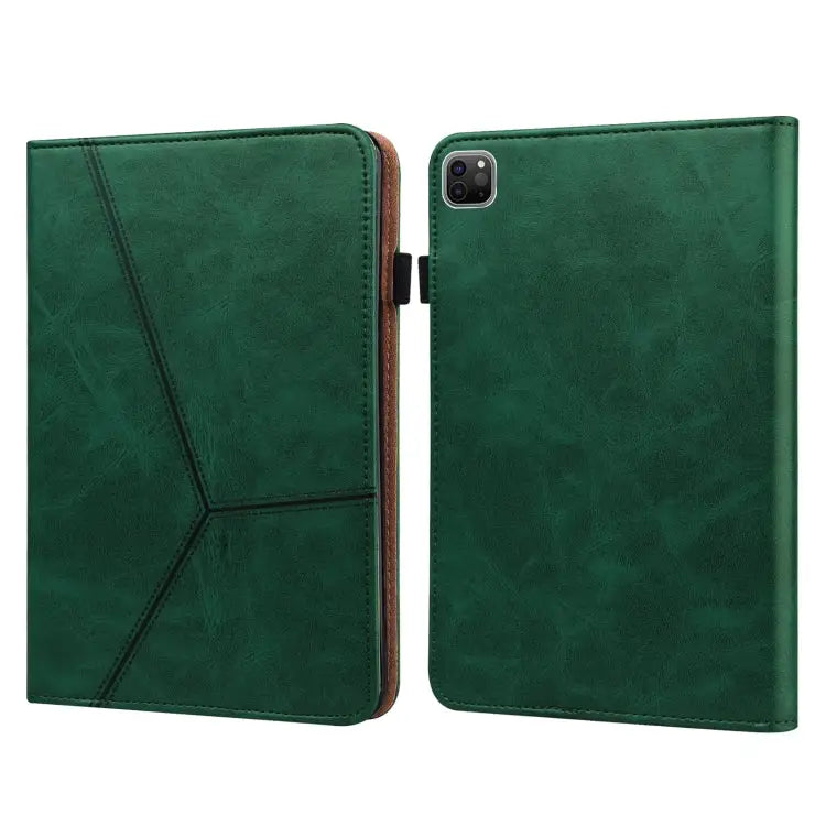 Solid Color Embossed Striped Leather Case For iPad Pro 12.9 inch 2022 / 2021 / 2020 / 2018 For iPad mini 6 / mini 2024