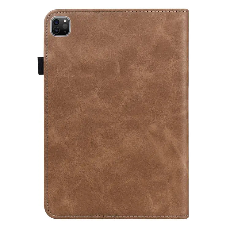 Solid Color Embossed Striped Leather Case For iPad Pro 12.9 inch 2022 / 2021 / 2020 / 2018 For iPad mini 6 / mini 2024