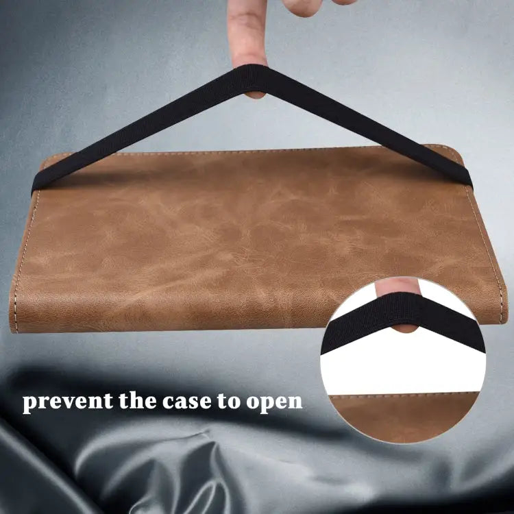 Solid Color Embossed Striped Leather Tablet Case For iPad 10th Gen 10.9 2022 - Apple Accessories