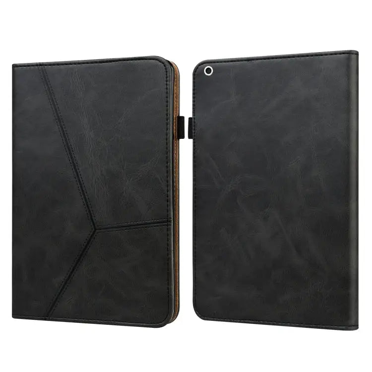 Solid Color Embossed Striped Smart Leather Case For iPad 10.2 2019 / Pro 10.5 inch For iPad 5 / 6 / 7 / 8 2017 For iPad
