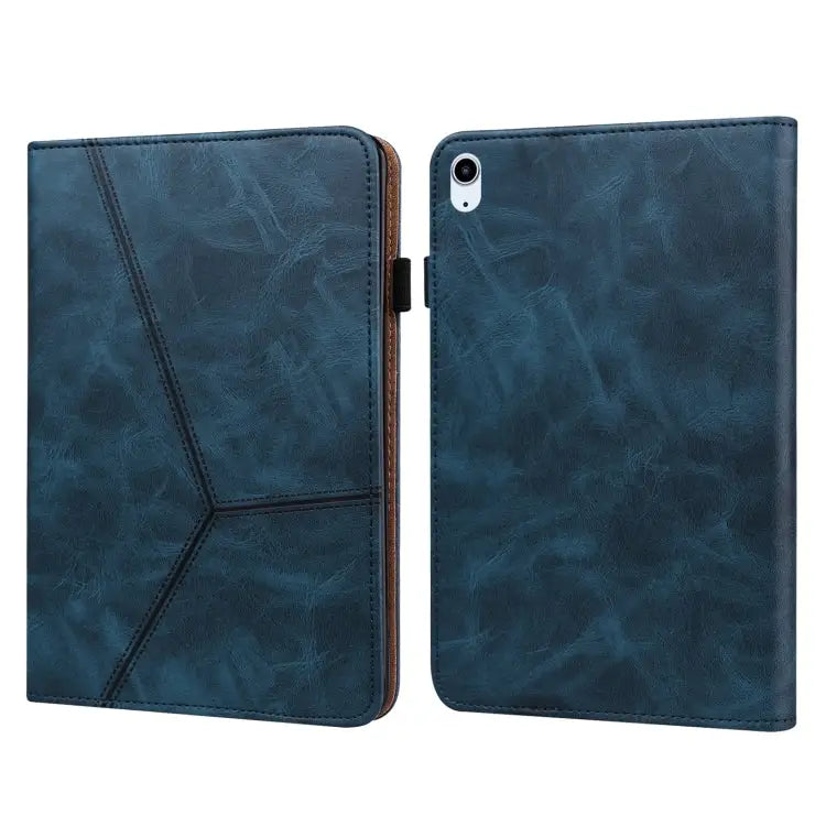 Solid Color Embossed Striped Smart Leather Case For iPad 10.2 2019 / Pro 10.5 inch For iPad 5 / 6 / 7 / 8 2017 For iPad