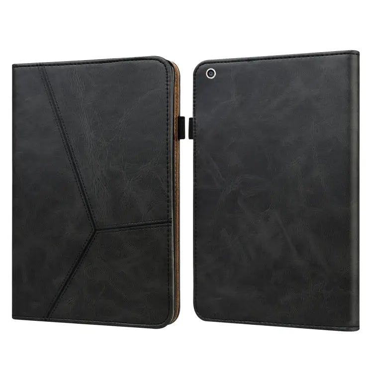 Solid Color Embossed Striped Smart Leather Case For iPad 10.2 2019 / Pro 10.5 inch For iPad 5 / 6 / 7 / 8 2017 For iPad