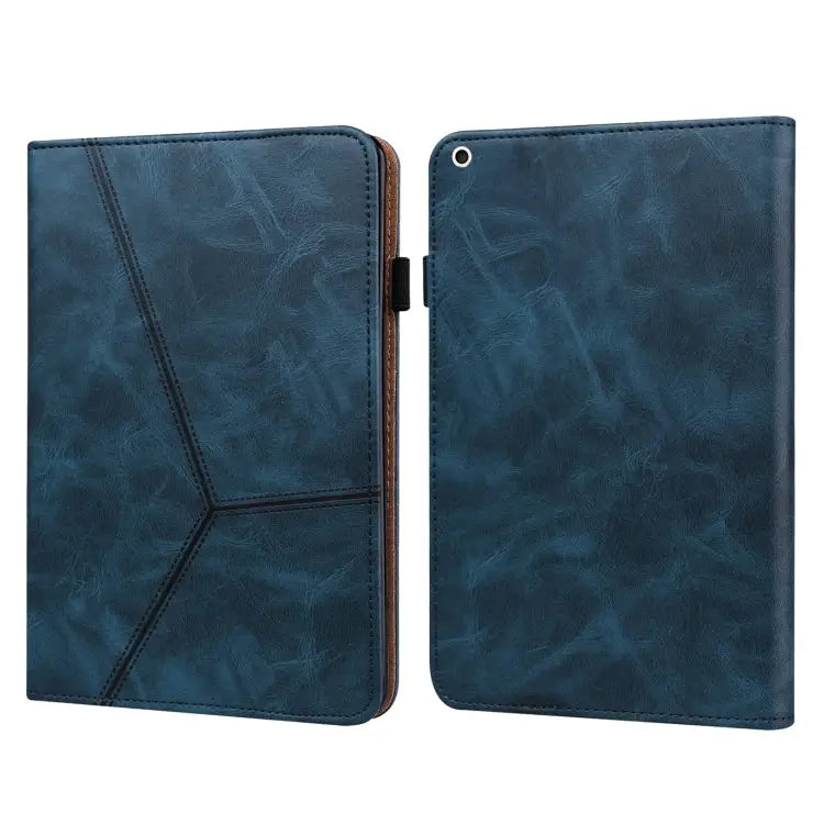 Solid Color Embossed Striped Smart Leather Case For iPad 10.2 2019 / Pro 10.5 inch For iPad 5 / 6 / 7 / 8 2017 For iPad