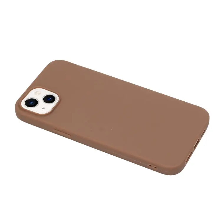Solid Color Frosted Silicone Phone Case For iPhone 14 For iPhone 14 Plus - Apple Accessories