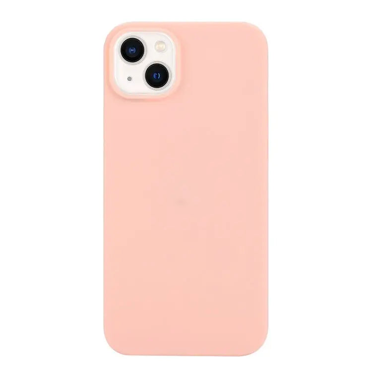Solid Color Frosted Silicone Phone Case For iPhone 14 For iPhone 14 Plus - For iPhone 14 / Light Pink - Apple