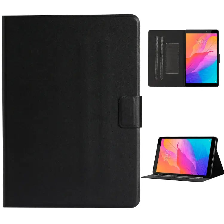 Solid Color Horizontal Flip Leather Case with Card Slots & Holder & Sleep / Wake-up Function For Huawei MediaPad T3