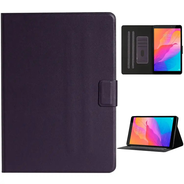Solid Color Horizontal Flip Leather Case with Card Slots & Holder & Sleep / Wake-up Function For Huawei MediaPad T3