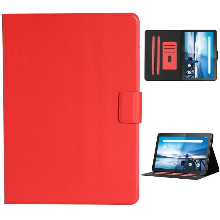 Solid Color Horizontal Flip Leather Case with Card Slots & Holder & Sleep / Wake-up Function For Huawei MediaPad T3