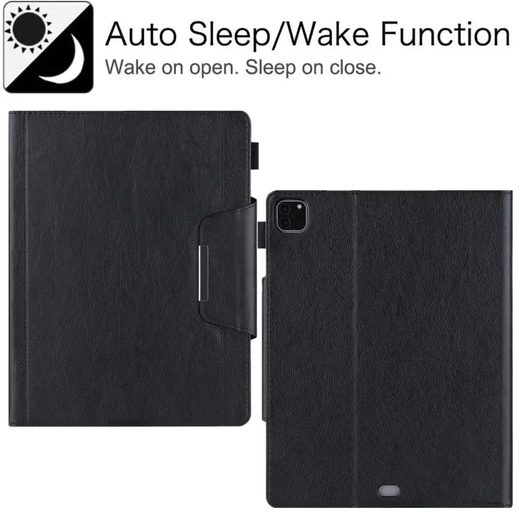 Solid Color Horizontal Flip Leather Case with Holder & Card Slot & Photo Frame & Wallet For iPad Pro 12.9 2022 / 2021