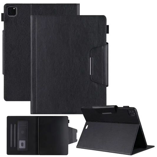 Solid Color Horizontal Flip Leather Case with Holder & Card Slot & Photo Frame & Wallet For iPad Pro 12.9 2022 / 2021