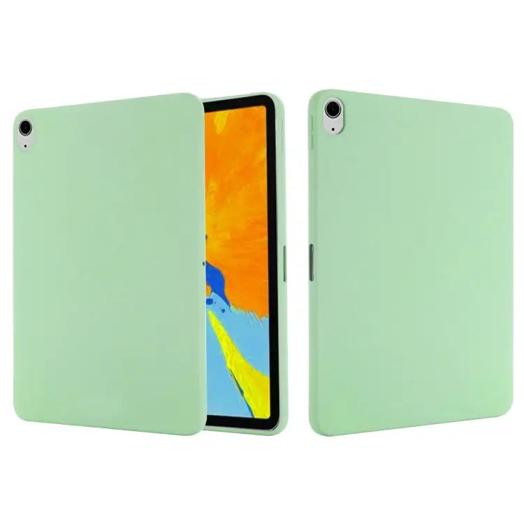 Solid Color Liquid Silicone Dropproof Full Coverage Protective Case For iPad Air 11 2024 / Air 2022 / 2020 10.9