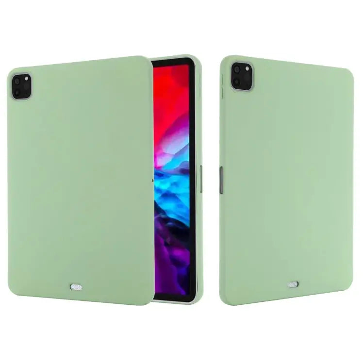 Solid Color Liquid Silicone Dropproof Full Coverage Protective Case For iPad Air 11 2024 / Air 2022 / 2020 10.9