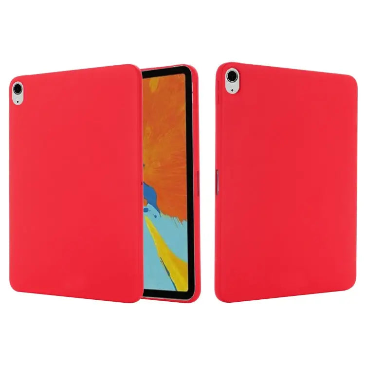 Solid Color Liquid Silicone Dropproof Full Coverage Protective Case For iPad Air 11 2024 / Air 2022 / 2020 10.9