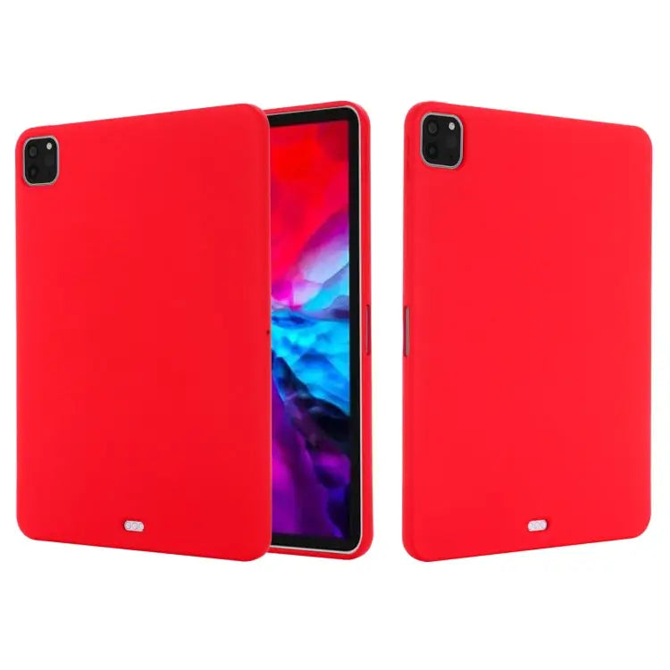 Solid Color Liquid Silicone Dropproof Full Coverage Protective Case For iPad Air 11 2024 / Air 2022 / 2020 10.9