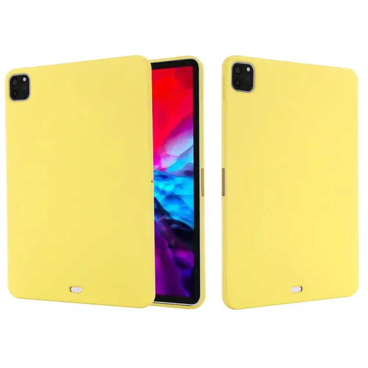 Solid Color Liquid Silicone Dropproof Full Coverage Protective Case For iPad Air 11 2024 / Air 2022 / 2020 10.9