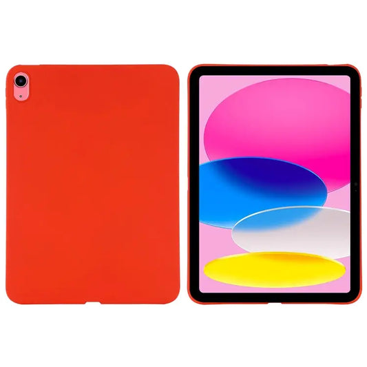 Solid Color Liquid Silicone Dropproof Full Coverage Tablet Case For iPad 10th Gen 10.9 2022 - For iPad 10th Gen 10.9