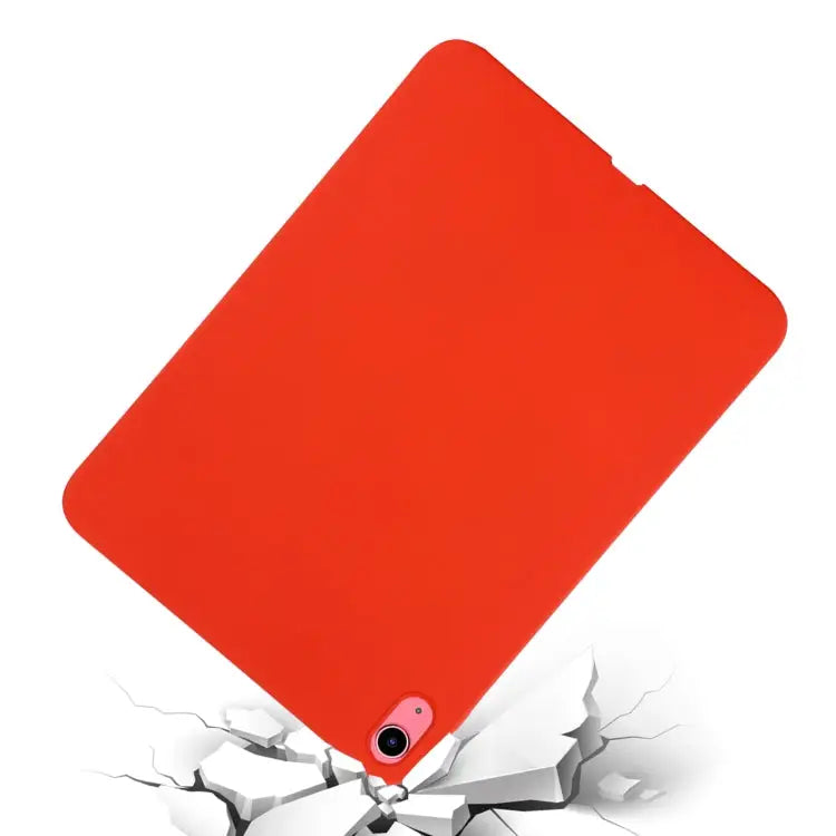 Solid Color Liquid Silicone Dropproof Full Coverage Tablet Case For iPad 10th Gen 10.9 2022 - Apple Accessories