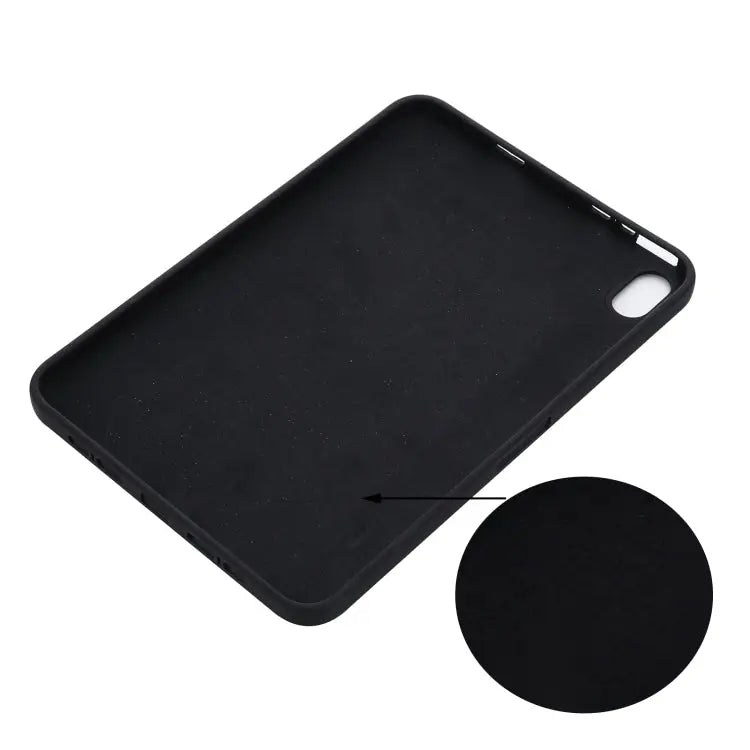 Solid Color Liquid Silicone Dropproof Full Coverage Tablet Case For iPad mini 6 / mini 2024 - Apple Accessories