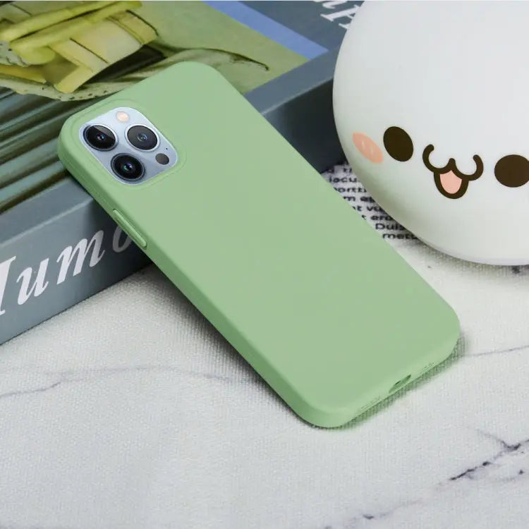 Solid Color Silicone Phone Case For iPhone 14 Pro For iPhone 14 Pro Max - Apple Accessories