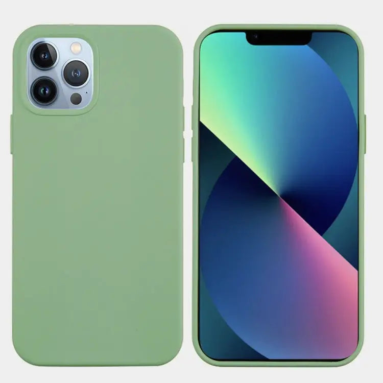 Solid Color Silicone Phone Case For iPhone 14 Pro For iPhone 14 Pro Max - Apple Accessories
