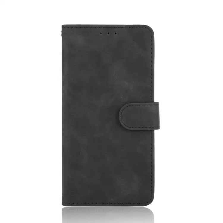Solid Color Skin Feel Magnetic Buckle Horizontal Flip Calf Texture PU Leather Case with Holder & Card Slots & Wallet