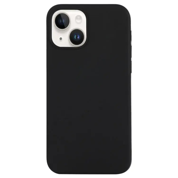 Solid Silicone Phone Case For iPhone 14 For iPhone 14 Plus - For iPhone 14 Plus / Black - Apple Accessories