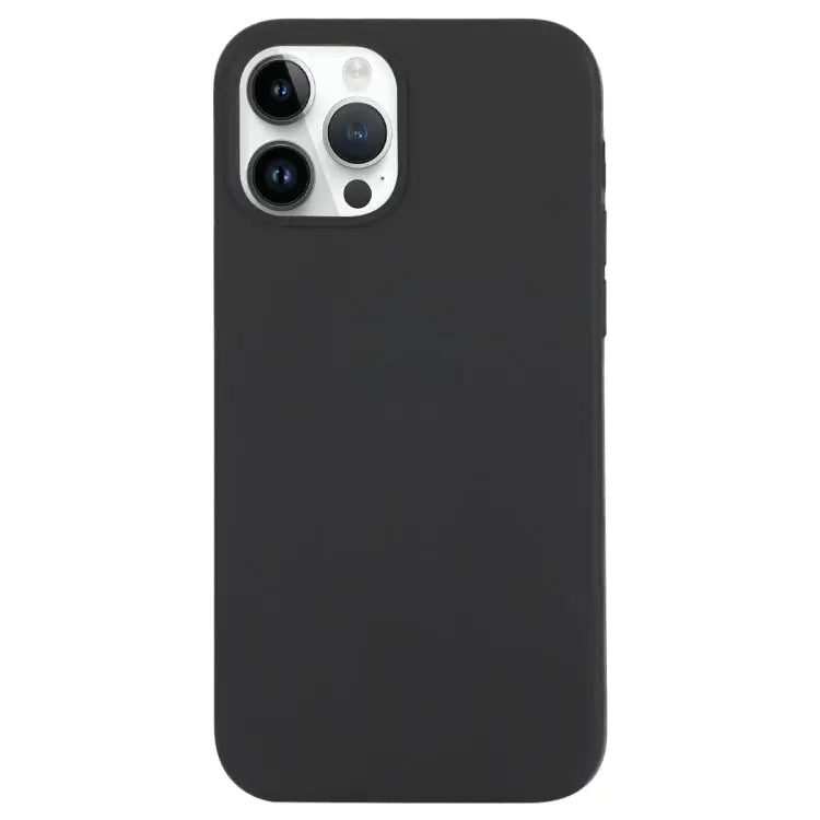 Solid Silicone Phone Case For iPhone 14 Pro For iPhone 14 Pro Max - For iPhone 14 Pro / Ash - Apple Accessories