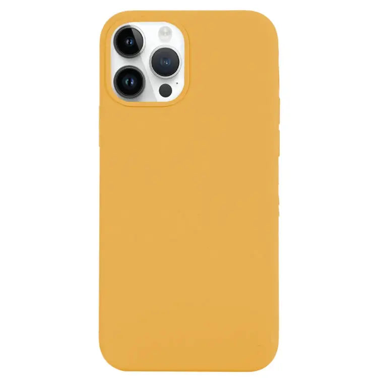 Solid Silicone Phone Case For iPhone 14 Pro For iPhone 14 Pro Max - For iPhone 14 Pro / Gold - Apple Accessories