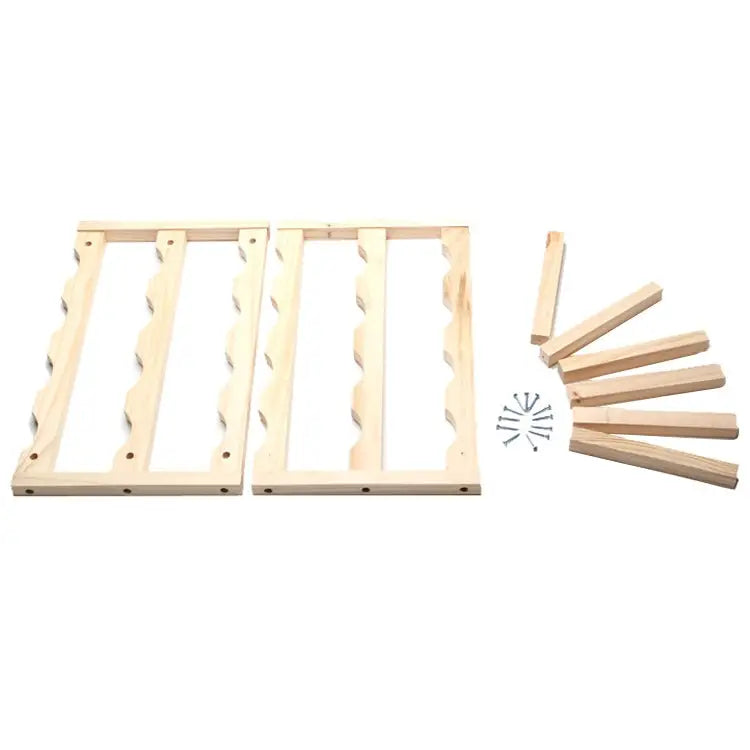 Solid Wood Folding 12-bottle Wine Display Rack Multi-layer Wine Rack Size: 46x24x28cm Multi-layer Wine Rack